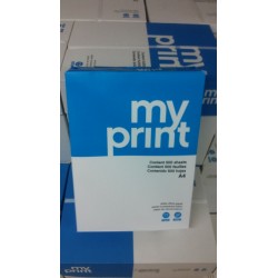CAIXA 5 PAQUETS 500 FULLS PAPER myprint A4 75 g/m2 BLANC MULTIFUNCIÓ